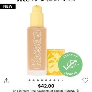 Kosas revealer skin improving foundation spf 25 - light neutral warm 130